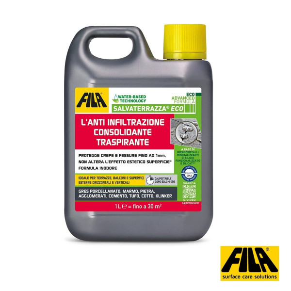 Fila Salvaterrazza ECO Anti Infiltrazione Traspirante Protegge Ripara 1 Litro