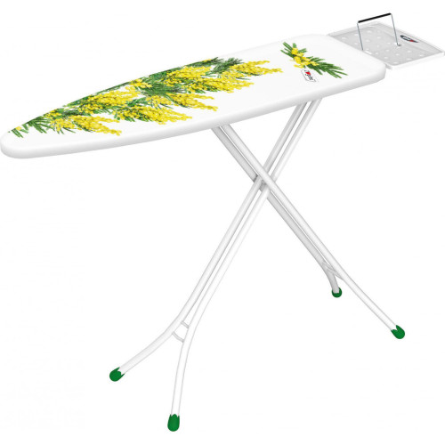 Asse da stiro regolabile in altezza Gimi Classic acciaio poggiaferro 126 x 45 cm