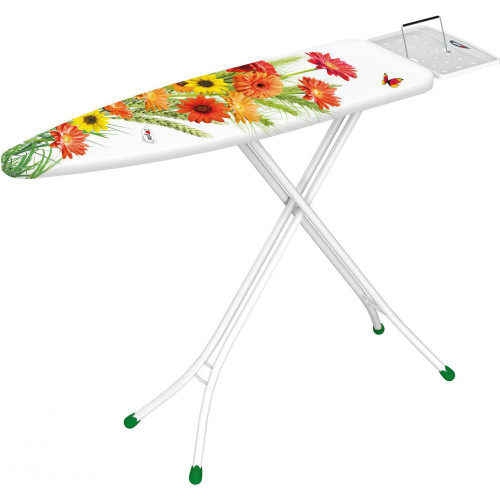 Asse da stiro regolabile in altezza Gimi Classic acciaio poggiaferro 126 x 45 cm
