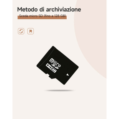 Spioncino Digitale WIFI con Sensore di Movimento HD Memoria 32GB Ricaricabile 4.3 Pollici