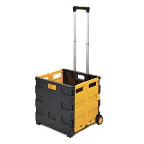 CARRELLO A VALIGETTA PIEGHEVOLE IN ALLUMINIO/PVC KG.35 RUOTE GOMMA D.150 ART.TRHA170