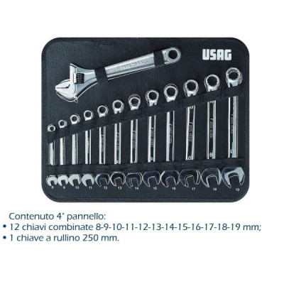 USAG 002 JMA set utensili valigia porta attrezzi assortimento manutenzione 181pz
