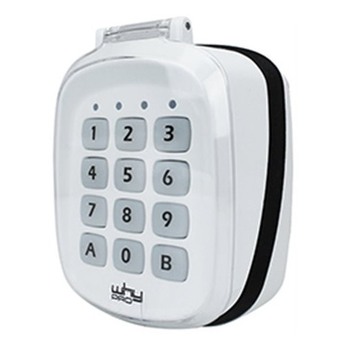 SITECH TASTIERA WHY-PAD UNIVERSALE MULTIFREQUENZA SENZA FILI AD AUTOAPPRENDIMENTO BIANCO