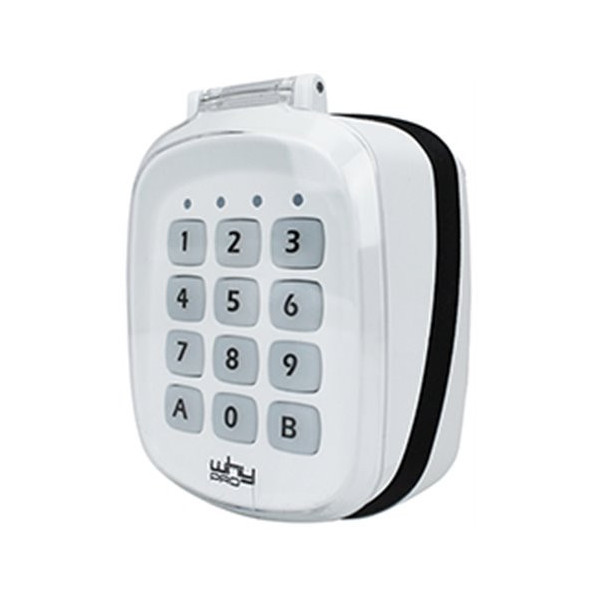 SITECH TASTIERA WHY-PAD UNIVERSALE MULTIFREQUENZA SENZA FILI AD AUTOAPPRENDIMENTO BIANCO