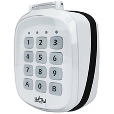 SITECH TASTIERA WHY-PAD UNIVERSALE MULTIFREQUENZA SENZA FILI AD AUTOAPPRENDIMENTO BIANCO