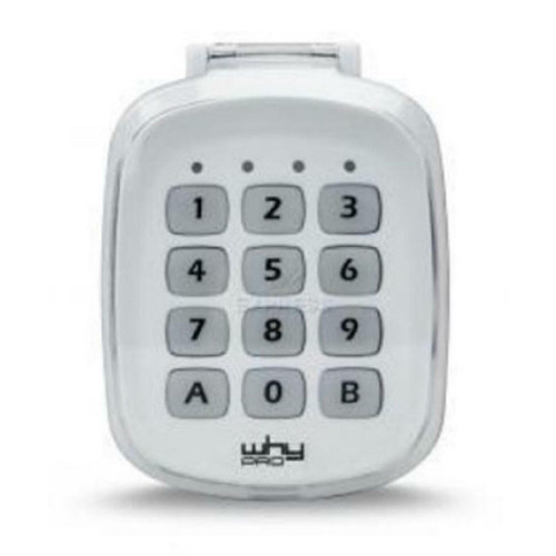 SITECH TASTIERA WHY-PAD UNIVERSALE MULTIFREQUENZA SENZA FILI AD AUTOAPPRENDIMENTO BIANCO