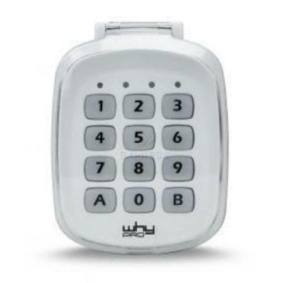 SITECH TASTIERA WHY-PAD UNIVERSALE MULTIFREQUENZA SENZA FILI AD AUTOAPPRENDIMENTO BIANCO
