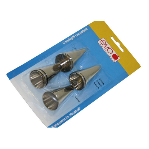 Beccucci 10 Punte Nichelate Cornetti Eva bocchette decorazioni dolci torte