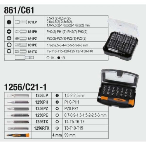 Valigia con assortimento di 163 utensili Beta 020566010 BW 2056E