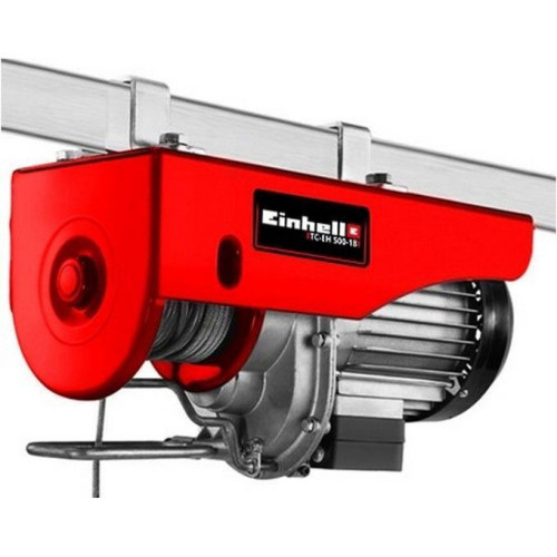 Paranco elettrico 500kg Sollevatore montacarichi cavo da 18 mt Einhell 2255145