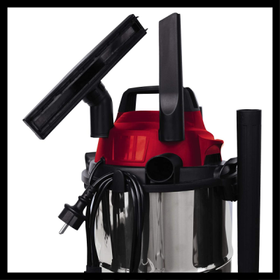 Bidone aspiratutto Einhell TC-VC 1812-S Bidone in acciaio lt. 12 Aspira liquidi