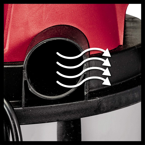 Bidone aspiratutto Einhell TC-VC 1812-S Bidone in acciaio lt. 12 Aspira liquidi
