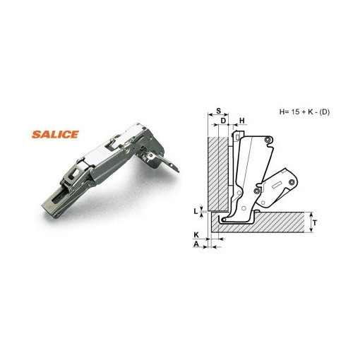 Cerniera per Ante Collo "0" in Zama Salice