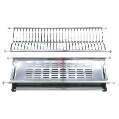 Scolapiatti Inox cm.85-87 C/Vassoio