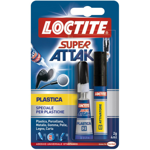 LOCTITE Super Attak Plastica 2g+4ml