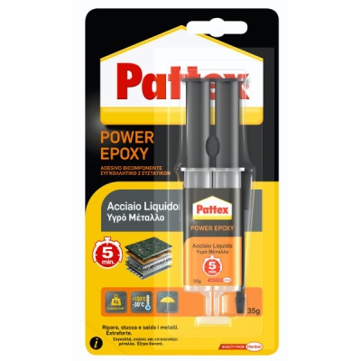 PATTEX Acciaio Liquido Siringa 35g