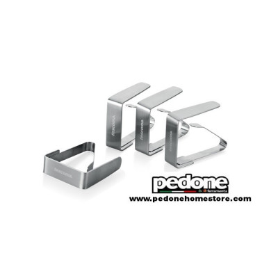Clip Fermatovaglia in Acciaio 4pz "Presto" Tescoma