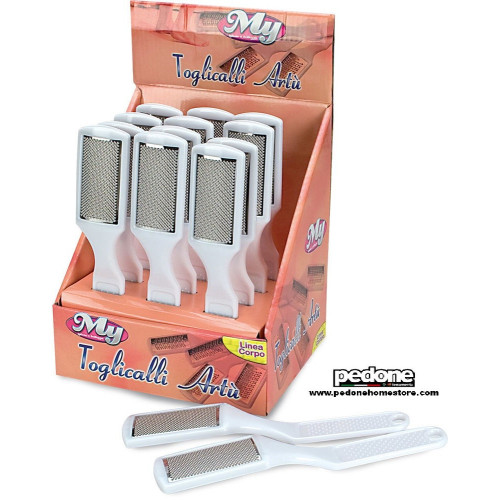 Toglicalli Raspacalli Artù in plastica esfoliante manicure e pedicure