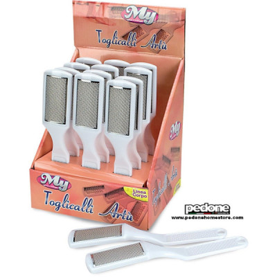 Toglicalli Raspacalli Artù in plastica esfoliante manicure e pedicure