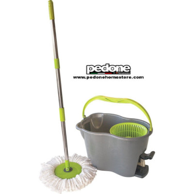 Secchio Mega Strizzo rotante con pedale per strizzare il mocio 16L