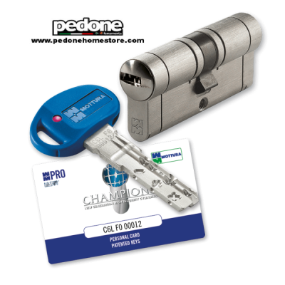 Cilindro Europeo Mottura Champions Pro 3+1 Chiave Cantiere