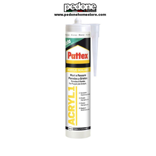 Silicone sigillante acrIlico bianco verniciabile PATTEX ACRYL1 "HENKEL"