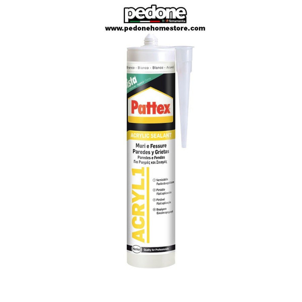 Silicone sigillante acrIlico bianco verniciabile PATTEX ACRYL1 "HENKEL"