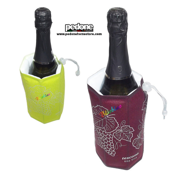 RAFFREDDA VINO SPUMANTE BOTTIGLIA TESCOMA TEMPERATURA GEL FESTA CASA PARTY