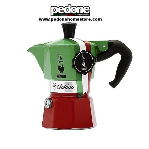 Caffettiera Bialetti Mokina Tricolore 40cc (1/2 tazza)
