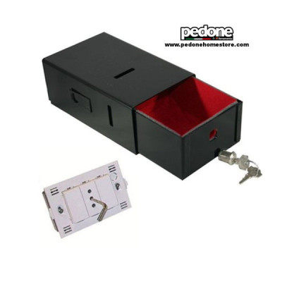 CASSAFORTE INVISIBILE A SCOMPARSA INCASSO PRESA CORRENTE CAMALEONTE 1 CASSETTO