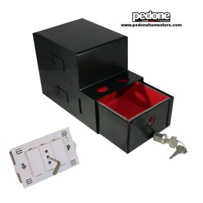 CASSAFORTE CASSETTO PORTA VALORI A SCOMPARSA FINTA PRESA INVISIBILE CAMA-Z-IT2