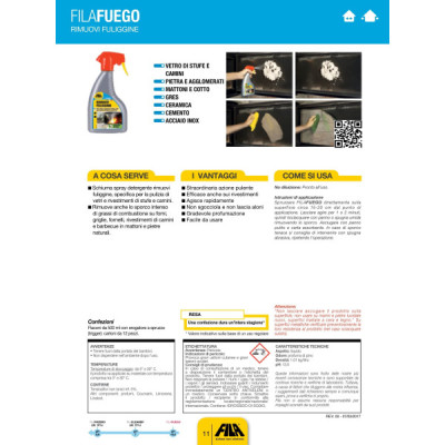 Filafuego 500ml Rimuovi Fuliggine Fila