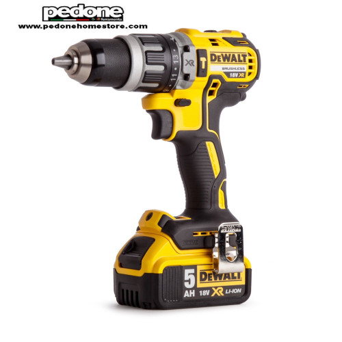 DEWALT DCD796P2 TRAPANO BRUSHLESS PERCUSSIONE 18V BATTERIE AL LITIO 5Ah+VALIGIA TRASPORTO GRATIS!