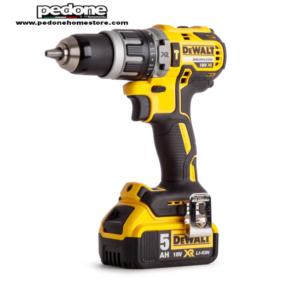 DEWALT DCD796P2 TRAPANO BRUSHLESS PERCUSSIONE 18V BATTERIE AL LITIO 5Ah+VALIGIA TRASPORTO GRATIS!