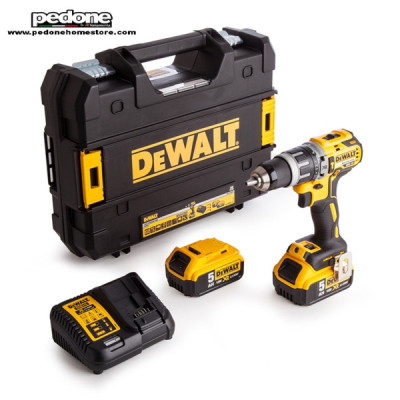 DEWALT DCD796P2 TRAPANO BRUSHLESS PERCUSSIONE 18V BATTERIE AL LITIO 5Ah+VALIGIA TRASPORTO GRATIS!