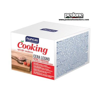 Cera Legno NUNCAS Cooking per superfici a contatto con gli alimenti taglieri