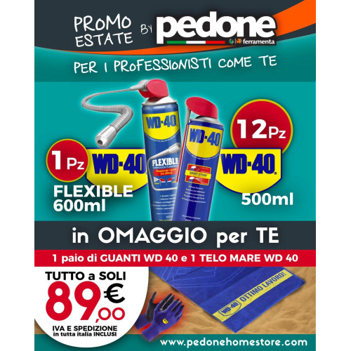 PROMO 12 PZ WD-40 LUBRIFICANTE SPRAY 500ML + 2 OMAGGI SPEDIZIONE GRATIS!