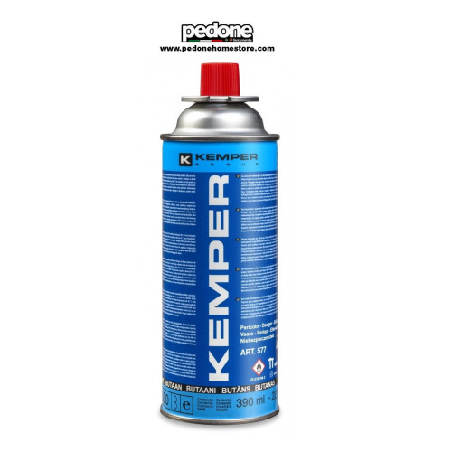 BOMBOLETTA GAS BUTANO 390 ML 227 GR RICARICA KEMPER FORNELLO CAMPEGGIO