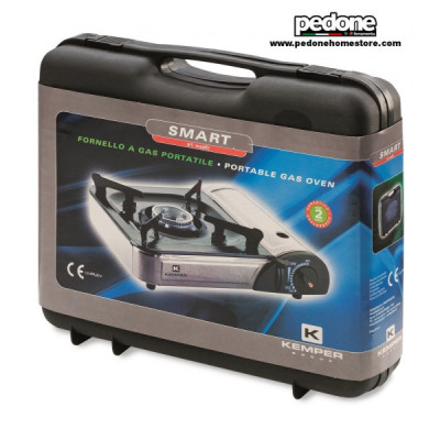 KEMPER FORNELLO CUCINA GAS 2,6kW LEGGERO PORTATILE IN VALIGETTA CAMPEGGIO BARCA TRASPORTO GRATIS!