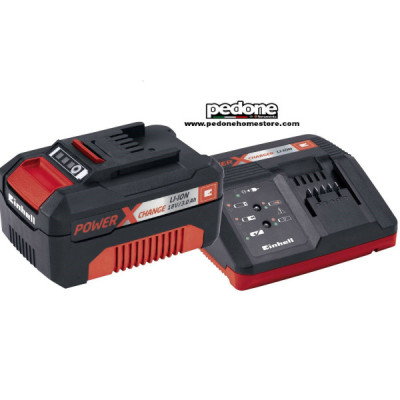 Starter Kit caricabatteria + batteria litio 18 Volt 3 Ah 4512041 Einhell