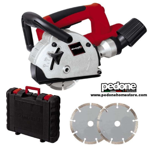SCANALATORE MURO TRACCIATRICE VALIGETTA E 2 DISCHI DIAMANTATI TH-MA 1300 EINHELL